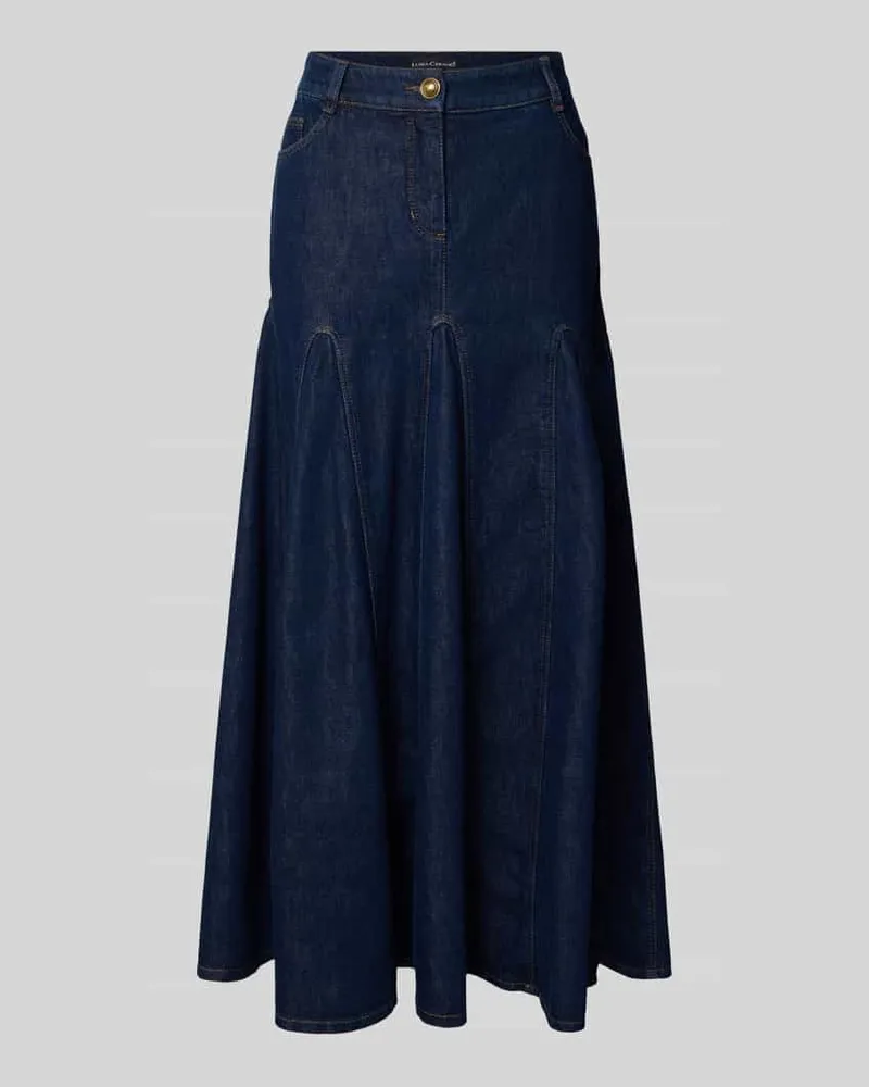 Luisa Cerano Jeansrock im 5-Pocket-Design Jeansblau