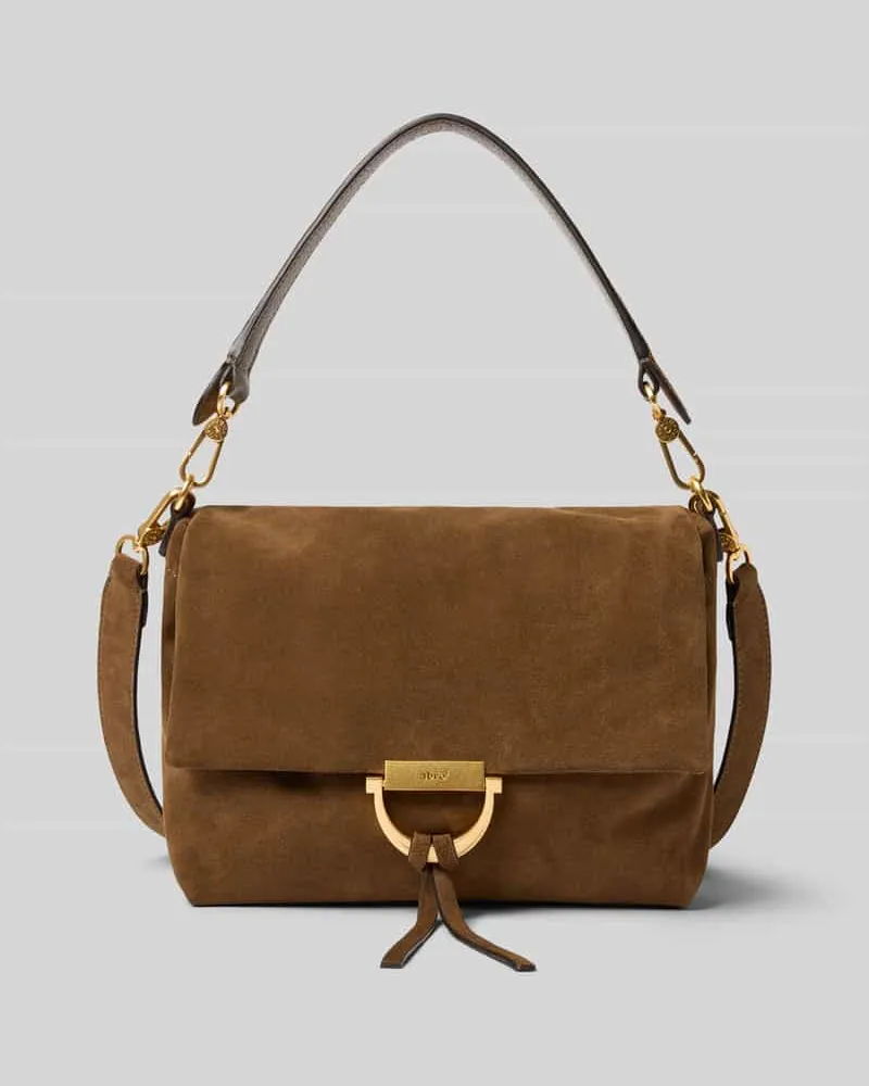 Abro Handtasche aus Leder Modell 'TEMI Khaki