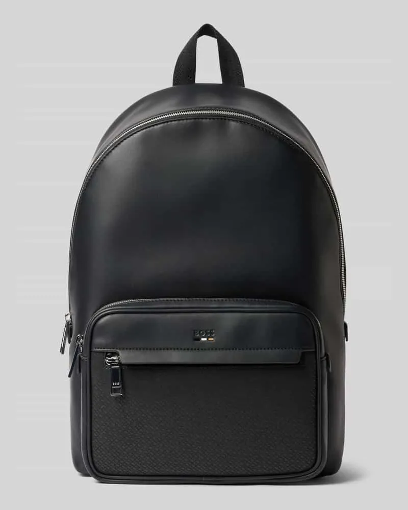 HUGO BOSS Rucksack mit Label-Prägung Modell 'RAY Black