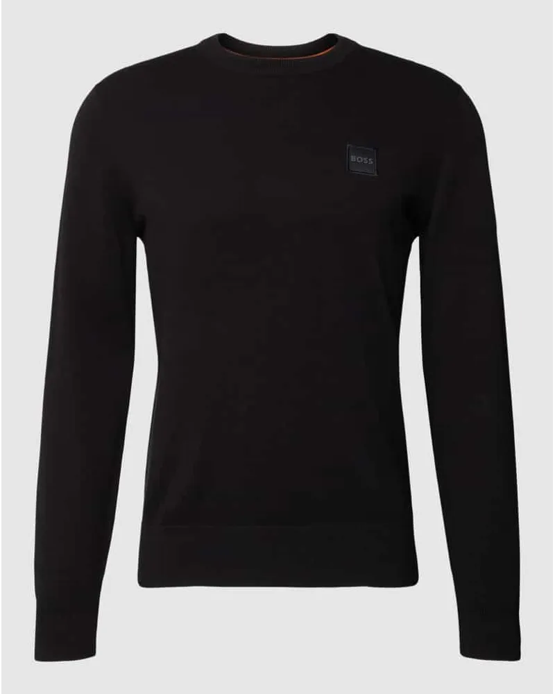 HUGO BOSS Sweatshirt mit Logo-Patch Modell 'Kanovano Black