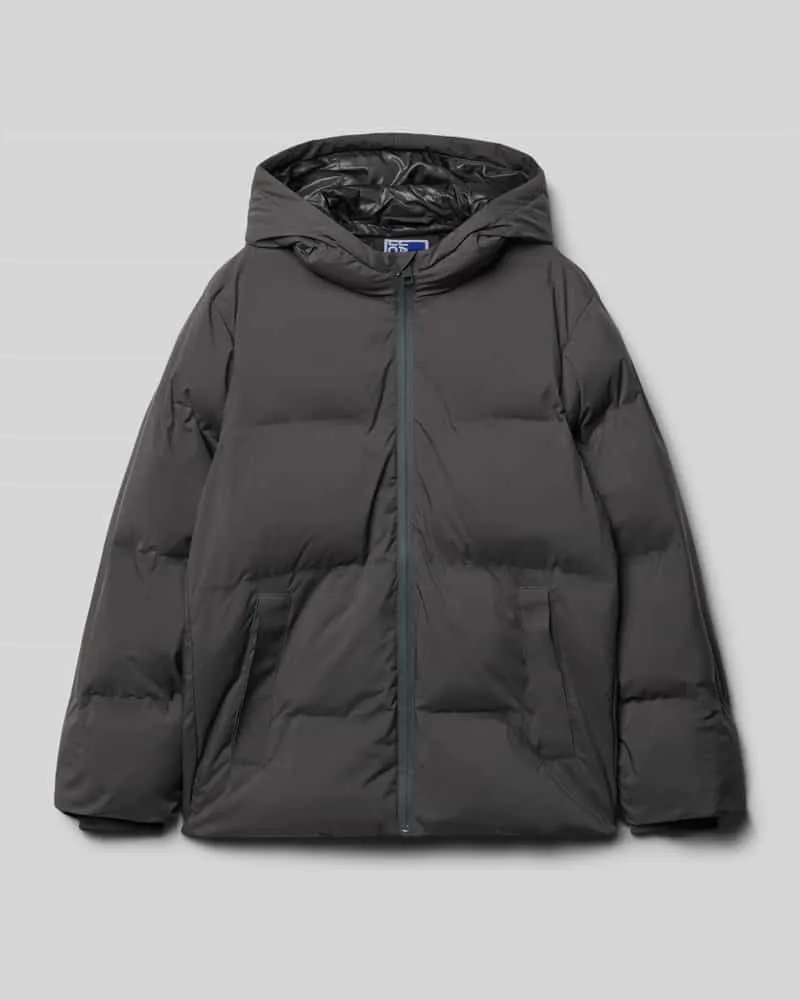 Jack & Jones Regular Fit Steppjacke mit Kapuze Modell 'Kaito Graphit