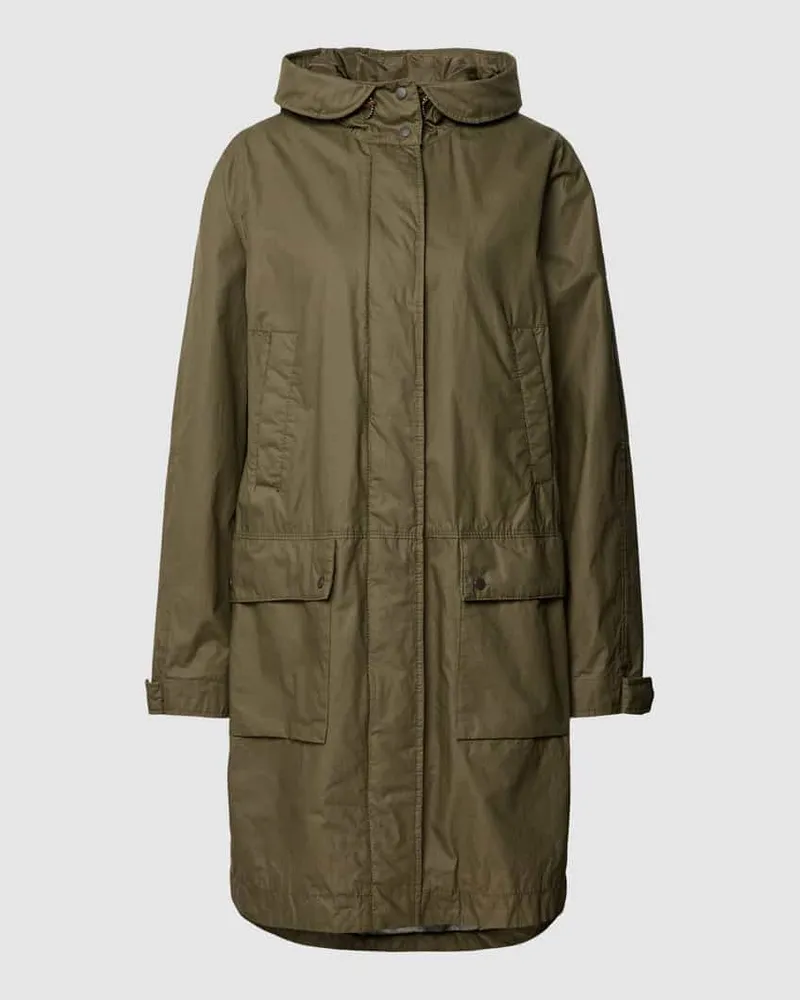 Camel Active Mantel mit Kapuze Khaki