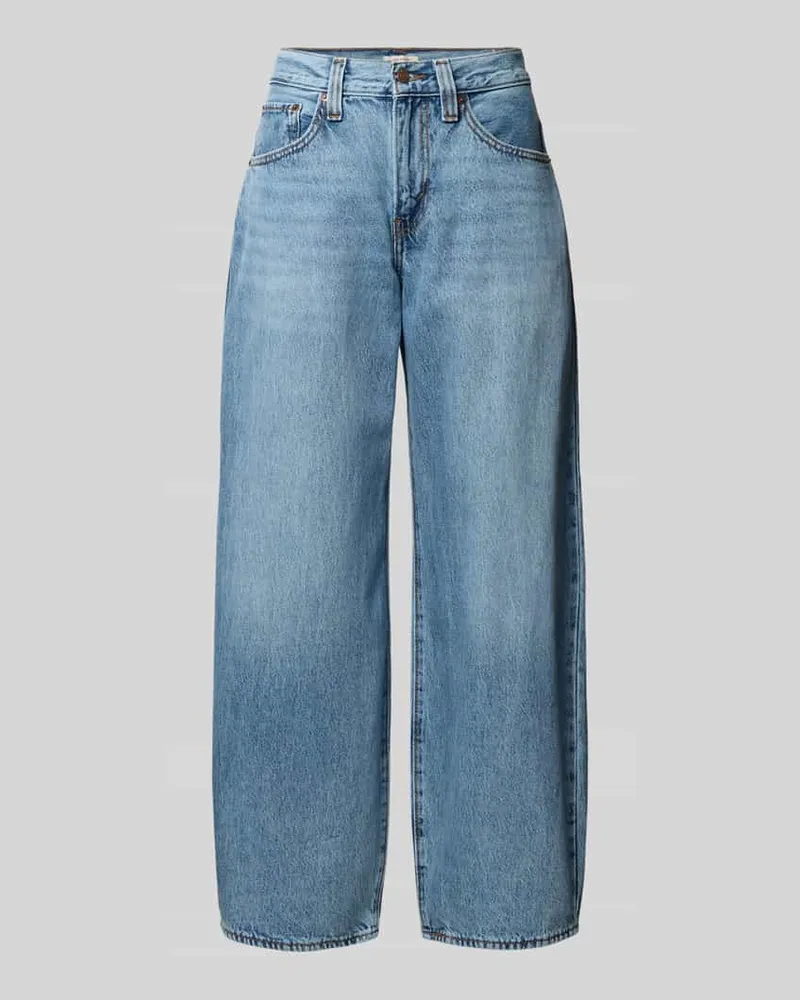 Levi's Regular Fit Baggy Jeans mit Bundfalten Jeansblau