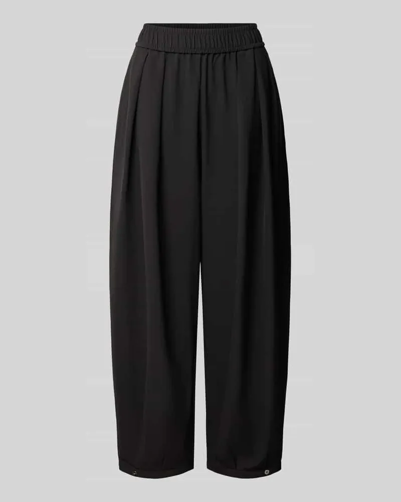 Mos Mosh Relaxed Fit Hose mit Bundfalten Modell 'Nuello Miley Black