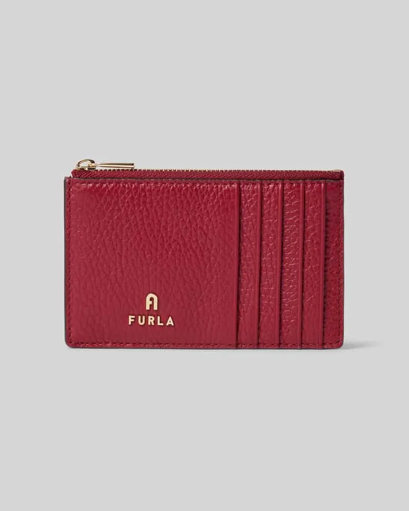 Furla Kartenetui aus echtem Leder Modell 'CAMELIA Bordeaux