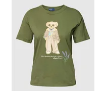 T-Shirt mit Motiv-Stitching Modell 'PROV BEAR