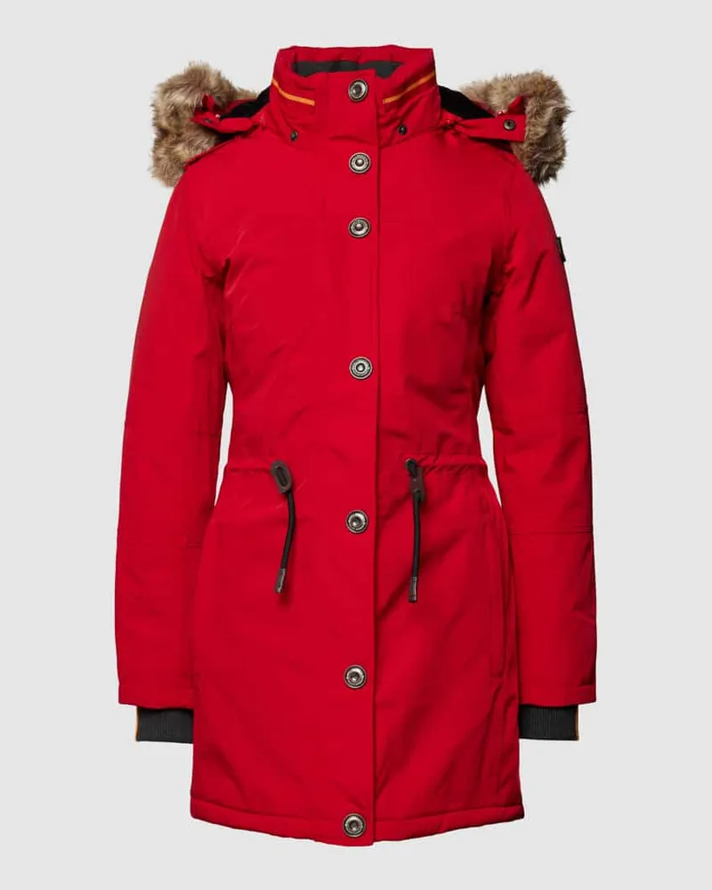 Wellensteyn Funktionsjacke mit abnehmbarer Kapuze Modell 'WOLKENLOS Rot