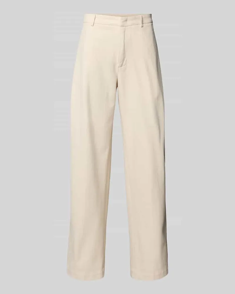 Emporio Armani Stoffhose mit französischen Eingrifftaschen Offwhite