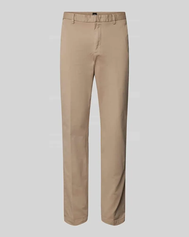 HUGO BOSS Slim Fit Chino mit Eingrifftaschen Modell 'Kaito Beige