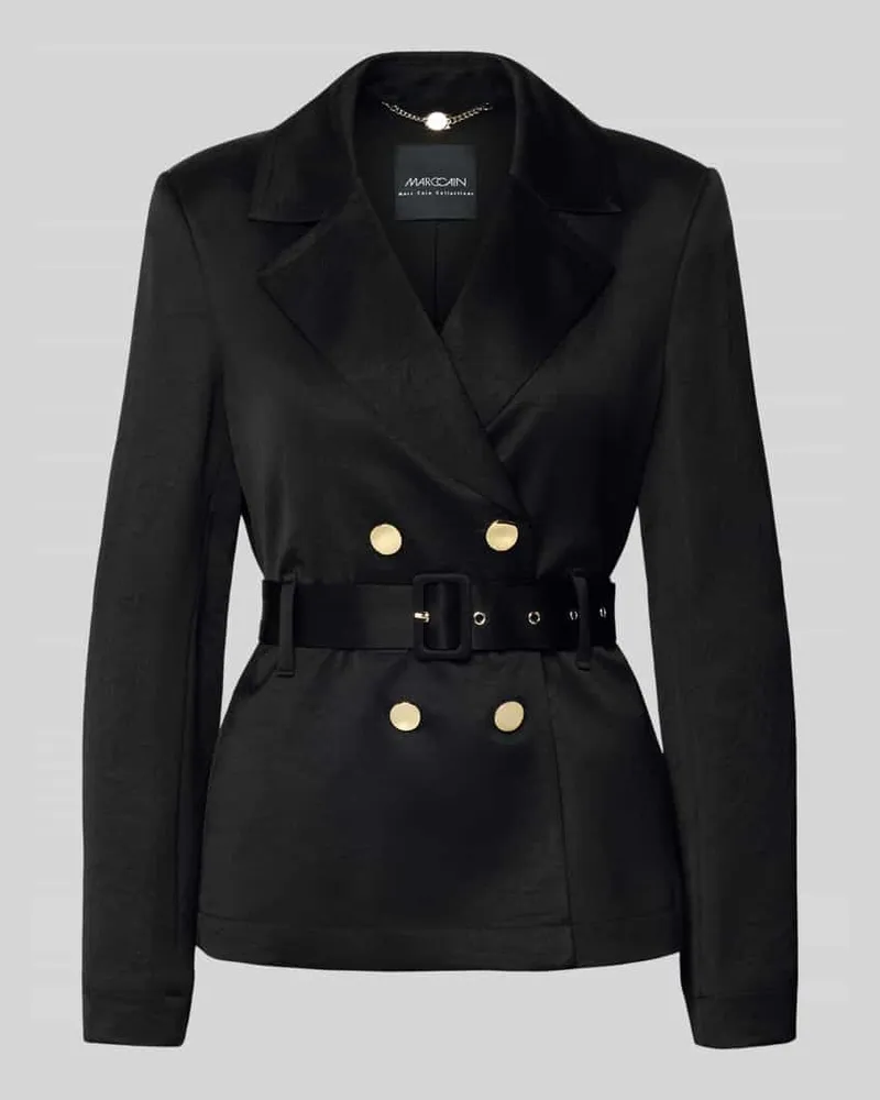 Marc Cain Blazer mit Reverskragen Black
