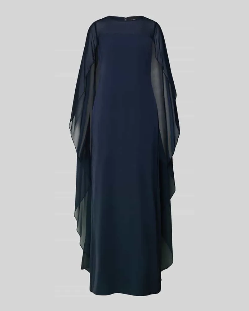 Ralph Lauren Abendkleid mit weiten Ärmeln Modell 'LAVATI Marine