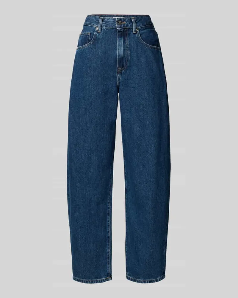 Tommy Hilfiger Barrel Fit Jeans aus reiner Baumwolle Jeansblau