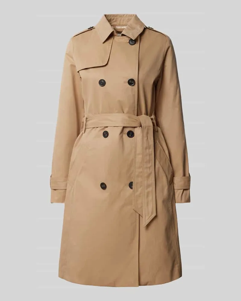 S.Oliver Trenchcoat mit Bindegürtel Sand