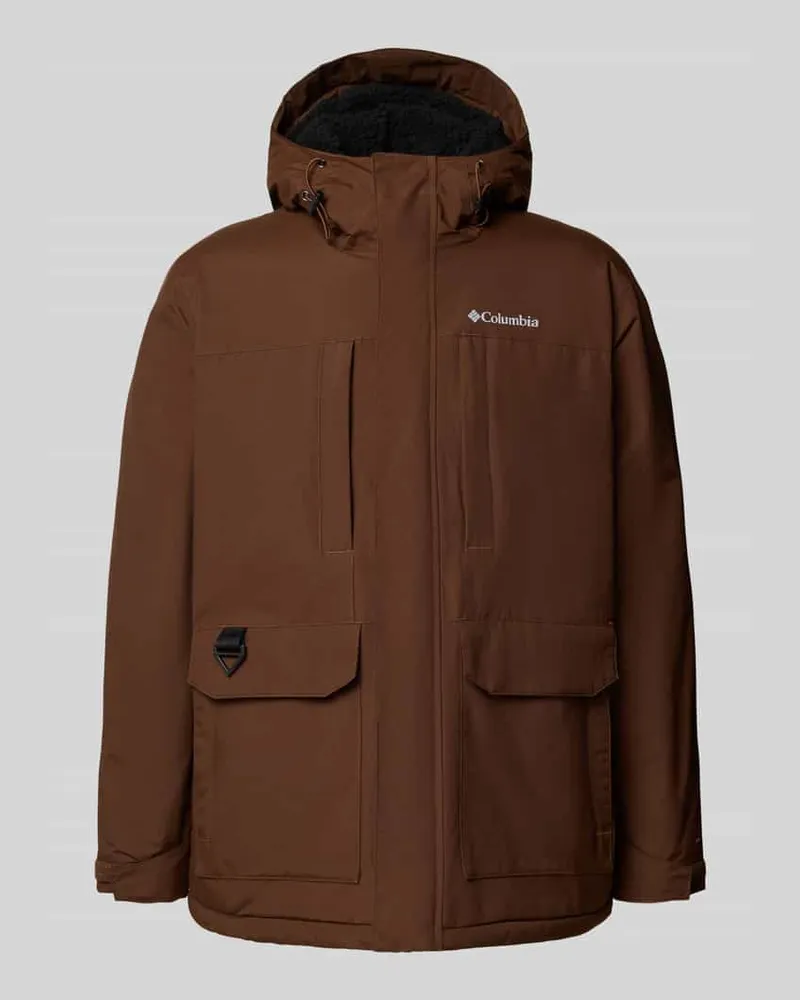 Columbia Sportswear Company Jacke mit Label-Print Modell 'Landroamer Dunkelbraun