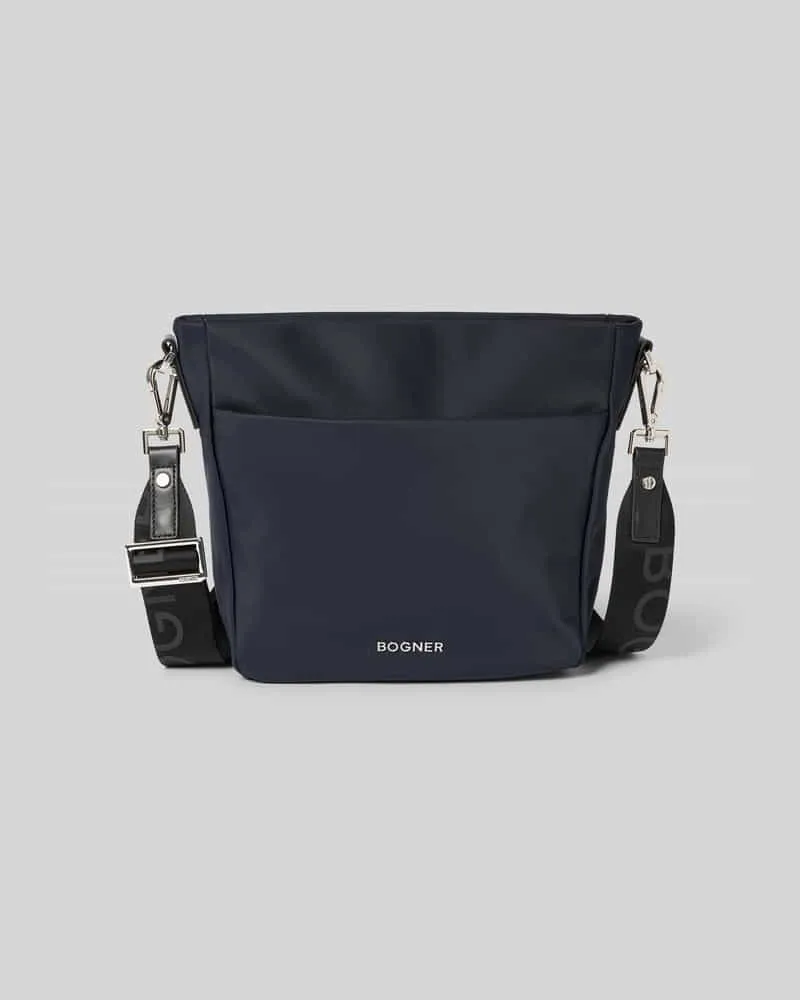 Bogner Shoulder Bag mit Logo-Applikation Modell 'Juna Marine