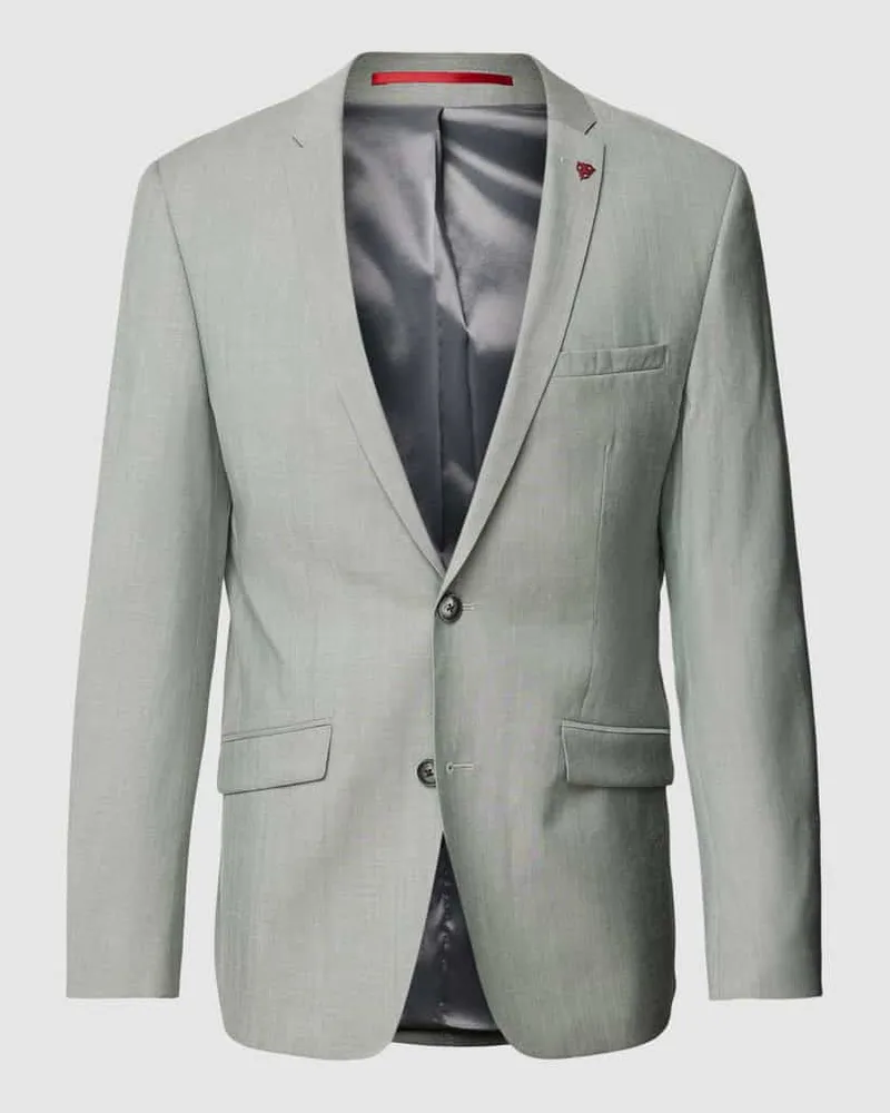 Roy Robson Slim Fit Sakko in Melange-Optik Lind