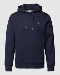 Gant Hoodie mit Label-Stitching Modell 'SHIELD Marine