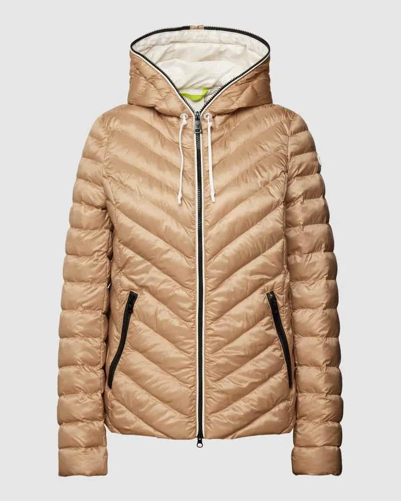 Fuchs Schmitt Steppjacke in schimmerndem Design Camel