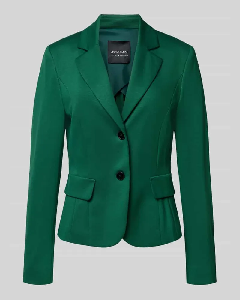Marc Cain Blazer mit Reverskragen Dunkelgruen