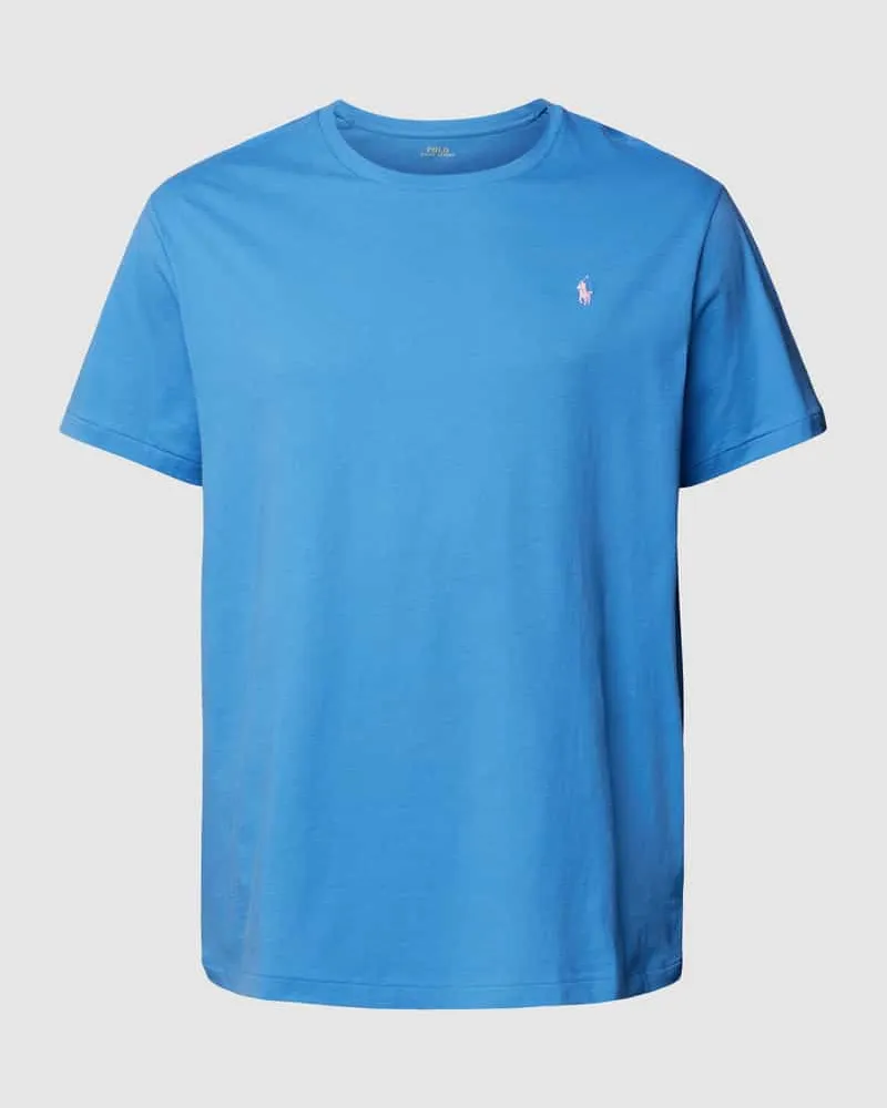Ralph Lauren PLUS SIZE T-Shirt mit Label-Stitching Royal