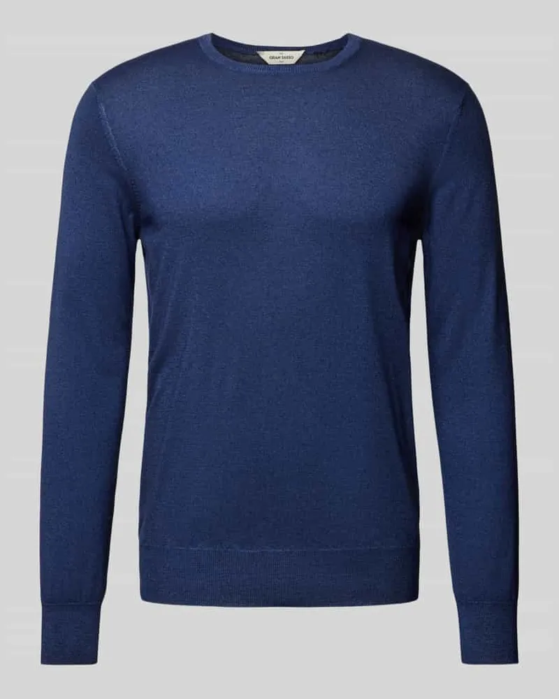Gran Sasso Strickpullover aus reinem Kaschmir Marine