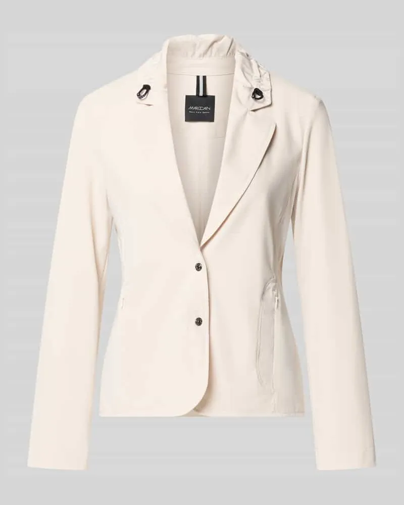 Marc Cain Slim Fit Blazer mit Stretch-Anteil Sand
