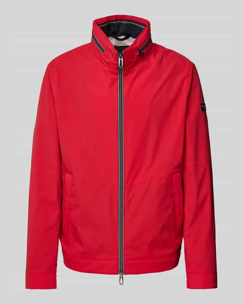 Bugatti Jacke mit Zweiwege-Reißverschluss Rot