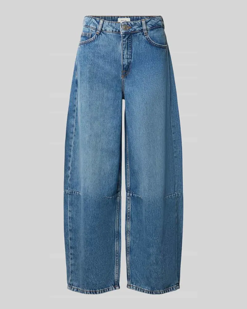 OPUS Barrel Jeans aus Baumwoll-Lyocell-Mix Modell 'Lolah Hellblau