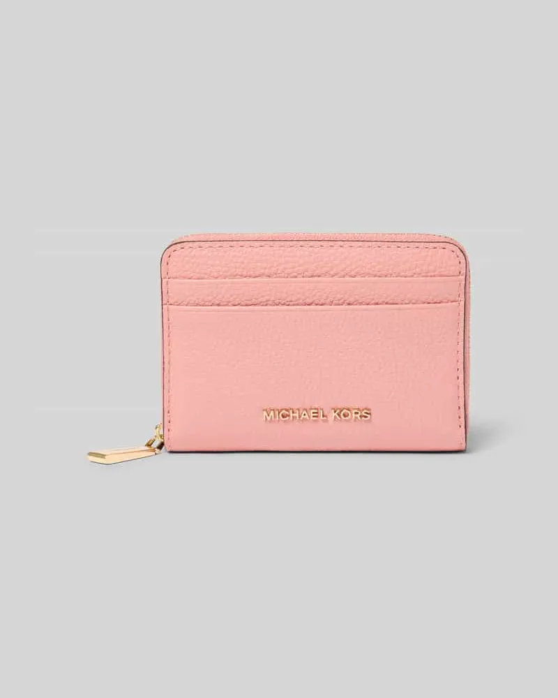 Michael Kors Portemonnaie aus echtem Leder Modell 'Jet Set Rose