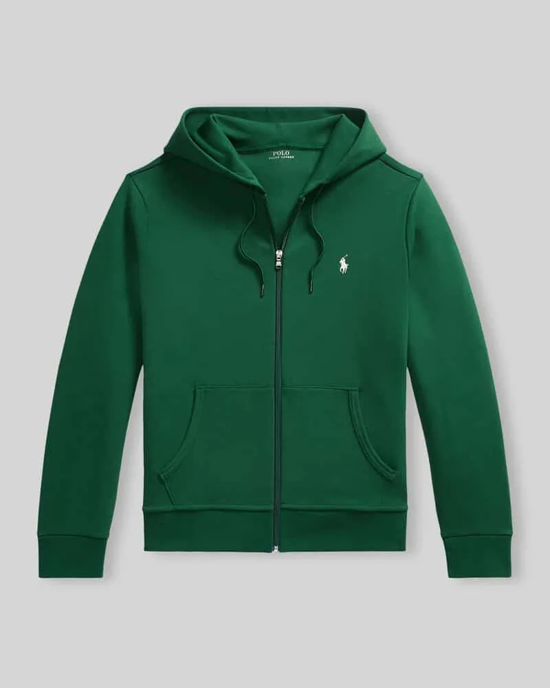 Ralph Lauren Regular Fit Sweatjacke aus Baumwoll-Mix Dunkelgruen