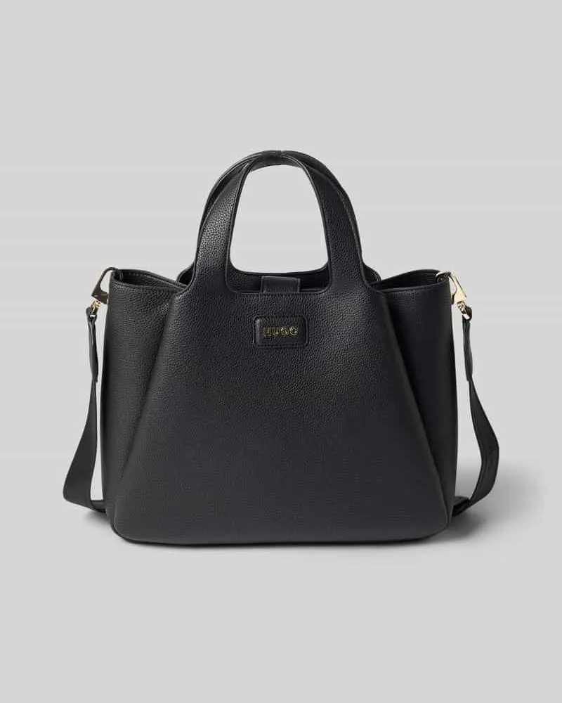 HUGO BOSS Umhängetasche mit abnehmbarem Schulterriemen Black
