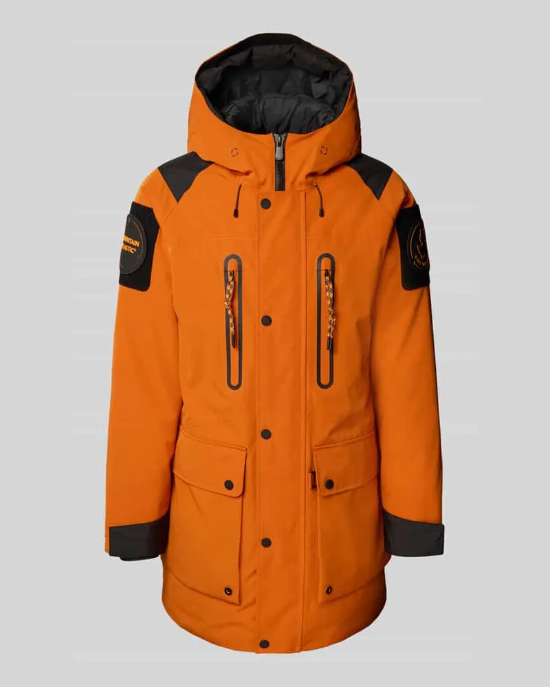 Save The Duck Jacke mit Logo-Patch Modell 'Kailash Orange