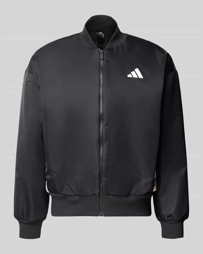 adidas Regular Fit Blouson mit Logo-Print Modell 'STADIUM BMB BLACK Black