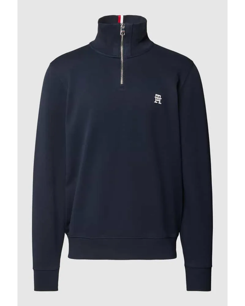 Tommy Hilfiger Sweatshirt mit Stehkragen Marine