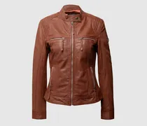 Lederjacke im Biker-Look