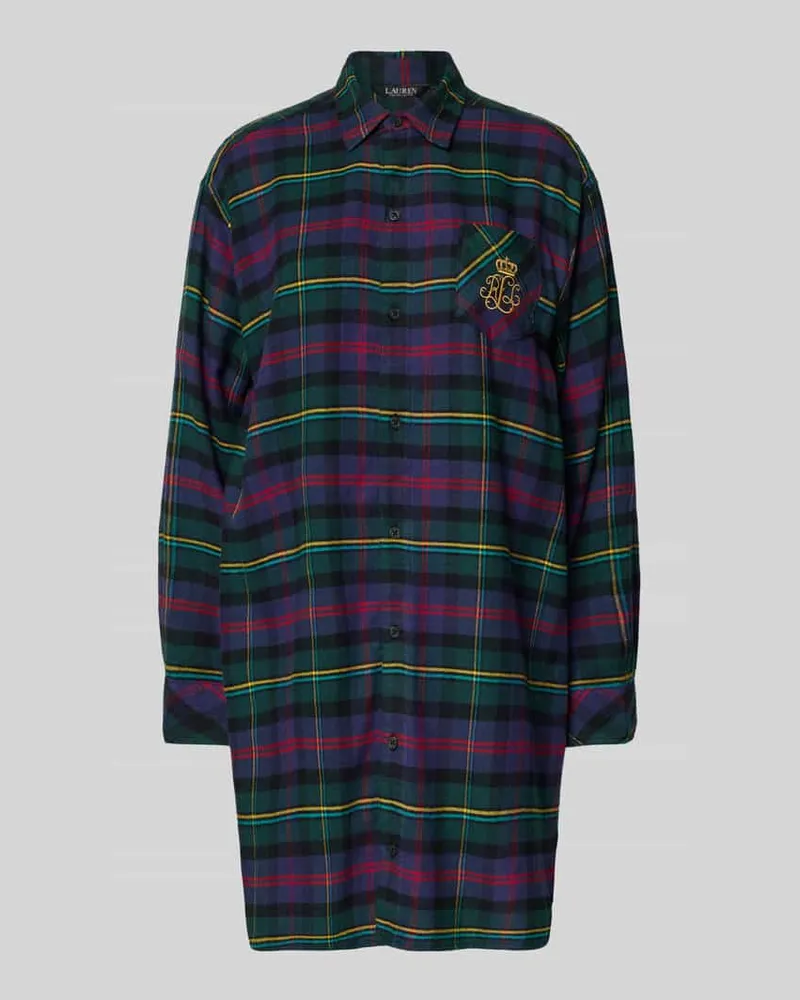 Ralph Lauren Nachthemd mit Label-Stitching Flieder