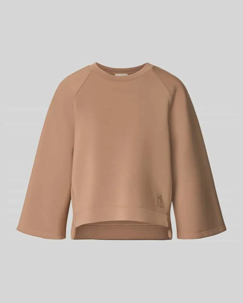 Max Mara Boxy Fit Sweatshirt aus Modal-Mix Modell 'VASTO Camel