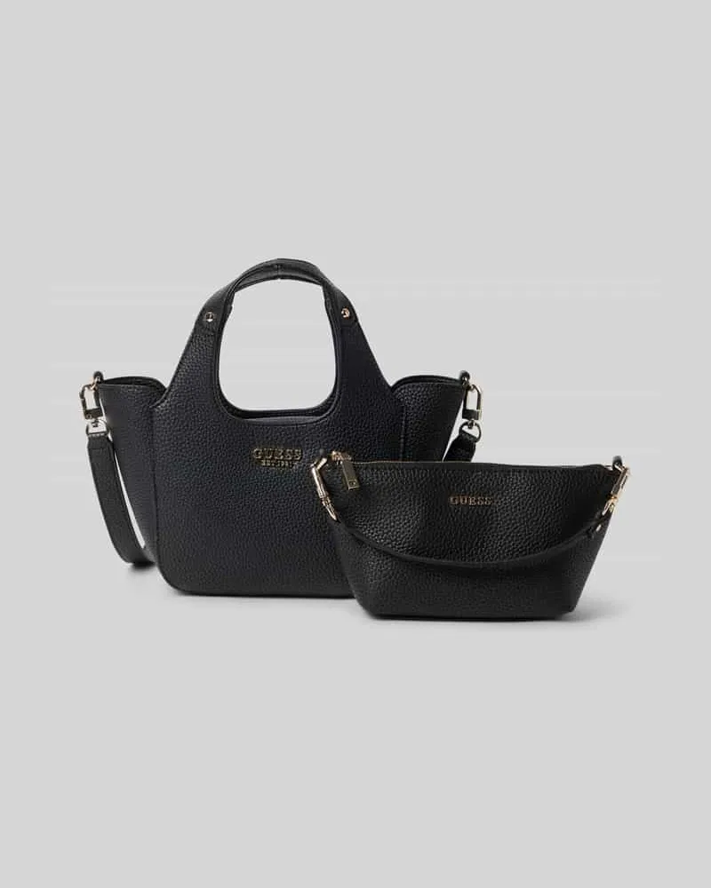 Guess Handtasche mit Label-Applikation Modell 'HELINA Black