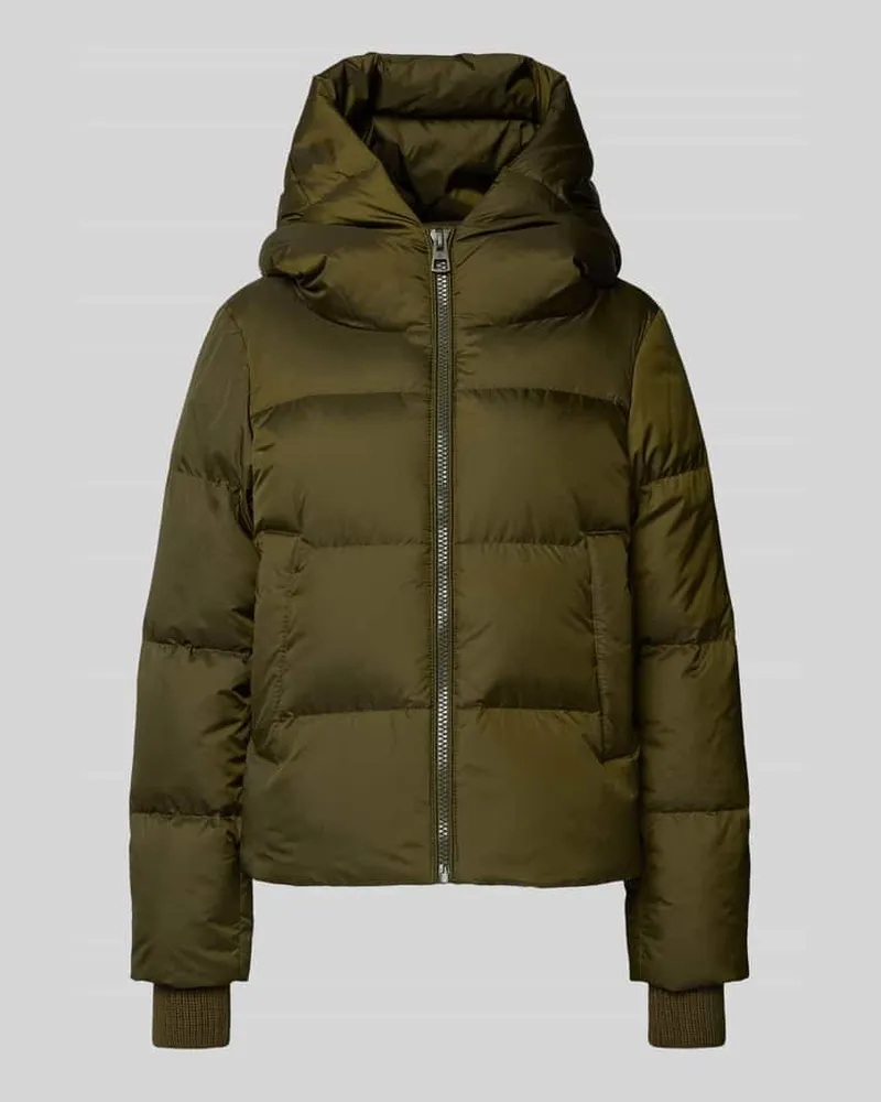 Marc O'Polo Regular Fit Daunenjacke mit Kapuze Oliv