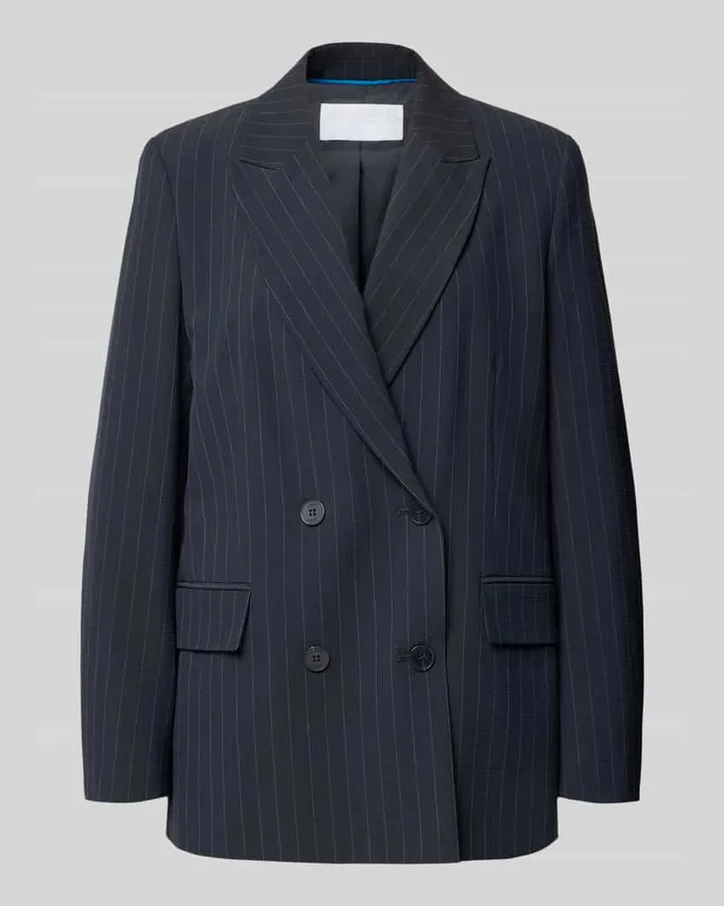 JAKE*S Blazer mit Viskose-Anteil Dunkelblau