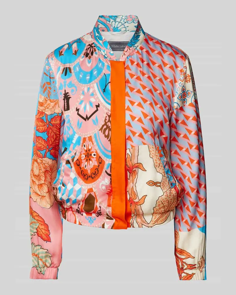 White Label Blazer mit Stehkragen Orange