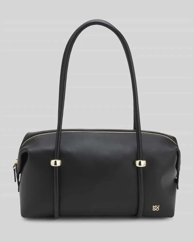 HUGO BOSS Henkeltasche mit Logo-Detail Modell 'Briony_Duffle Black