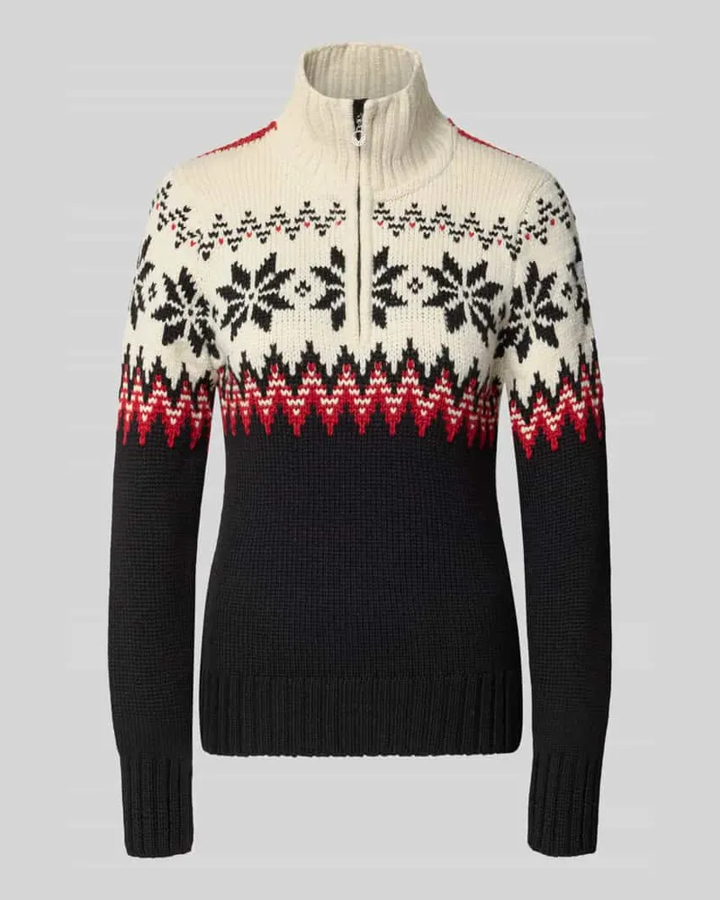 Dale of Norway Troyer aus Woll-Mix mit Stehkragen Modell 'Myking Black