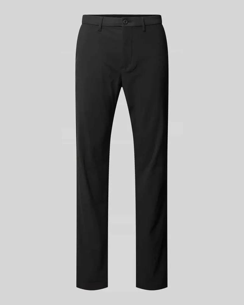 Tommy Hilfiger Straight Leg Chino aus atmungsaktivem Material Modell 'DENTON Black