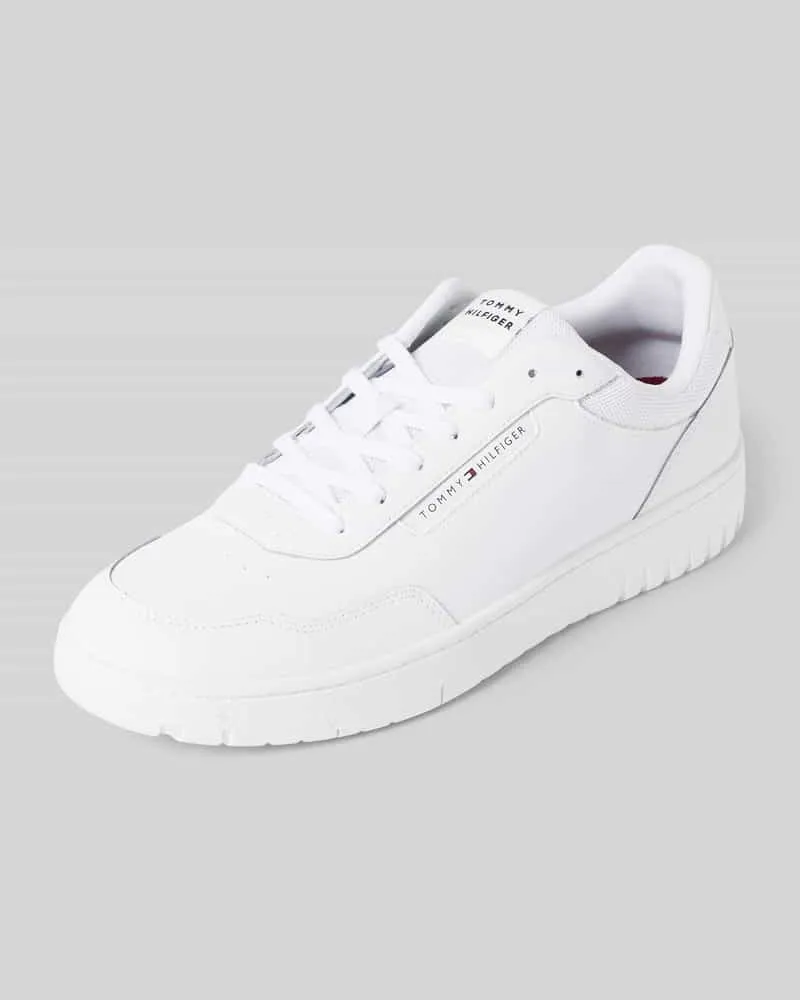 Tommy Hilfiger Sneaker mit Schnürverschluss Weiss