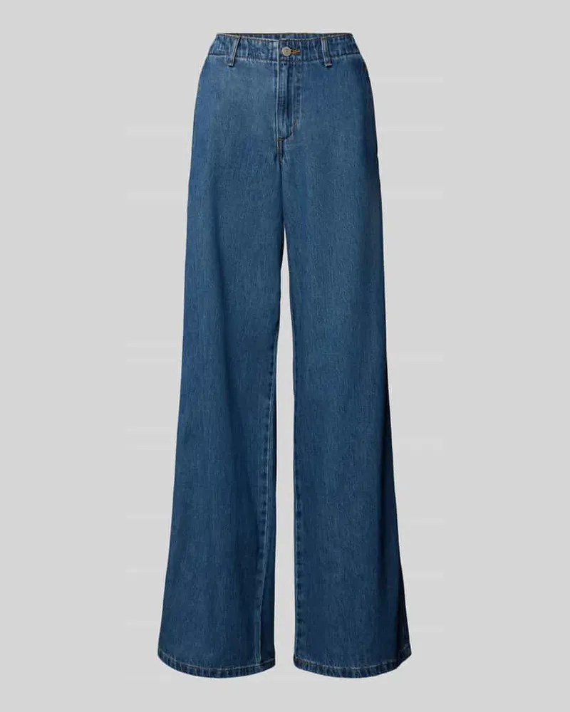 Levi's Wide Leg Jeans mit Gesäßtaschen Blau
