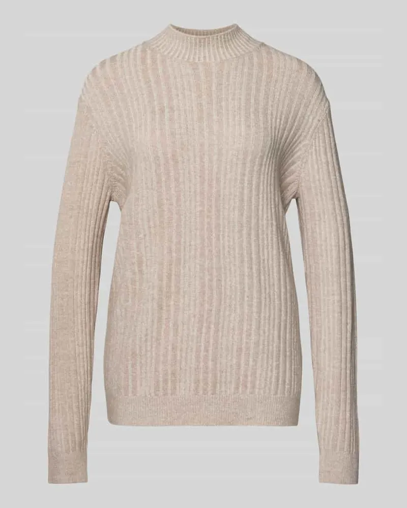 cinque Strickpullover mit gerippten Abschlüssen Modell 'MENSO Beige