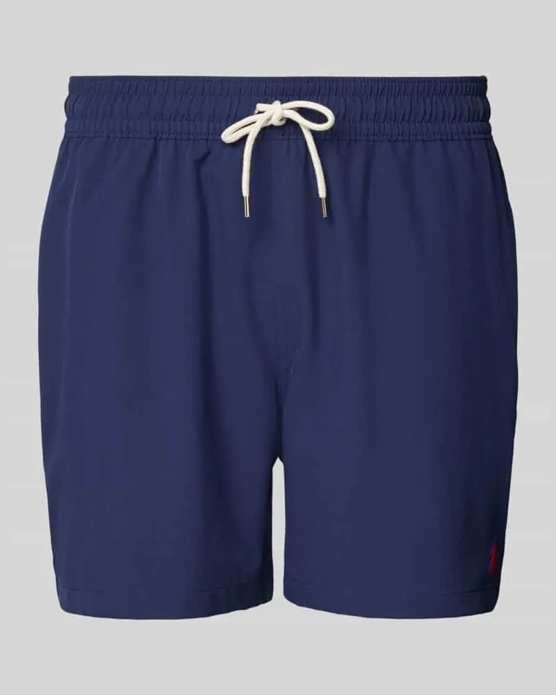Ralph Lauren Badehose mit Label-Stitching Marine