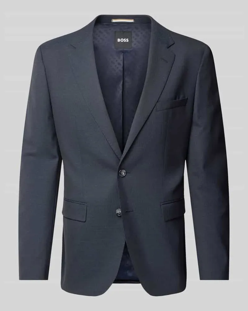 HUGO BOSS Sakko mit Brustleistentaschen Modell 'Jasper Marine