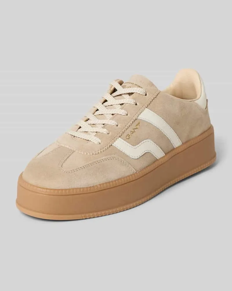 Gant Sneaker aus echtem Leder Modell 'Cuzmani Beige